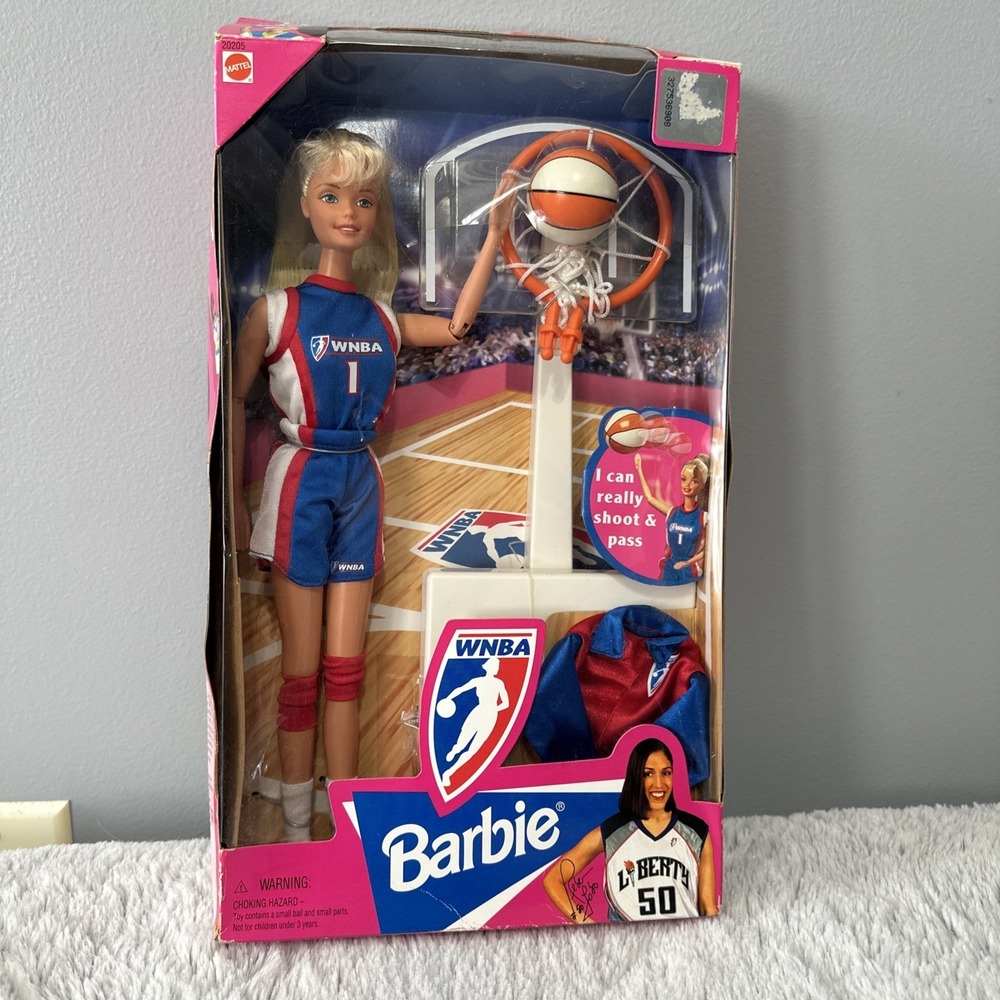 WNBA Barbie Doll Liberty Mattel Rebecca Lobo Basketball  New Open Box